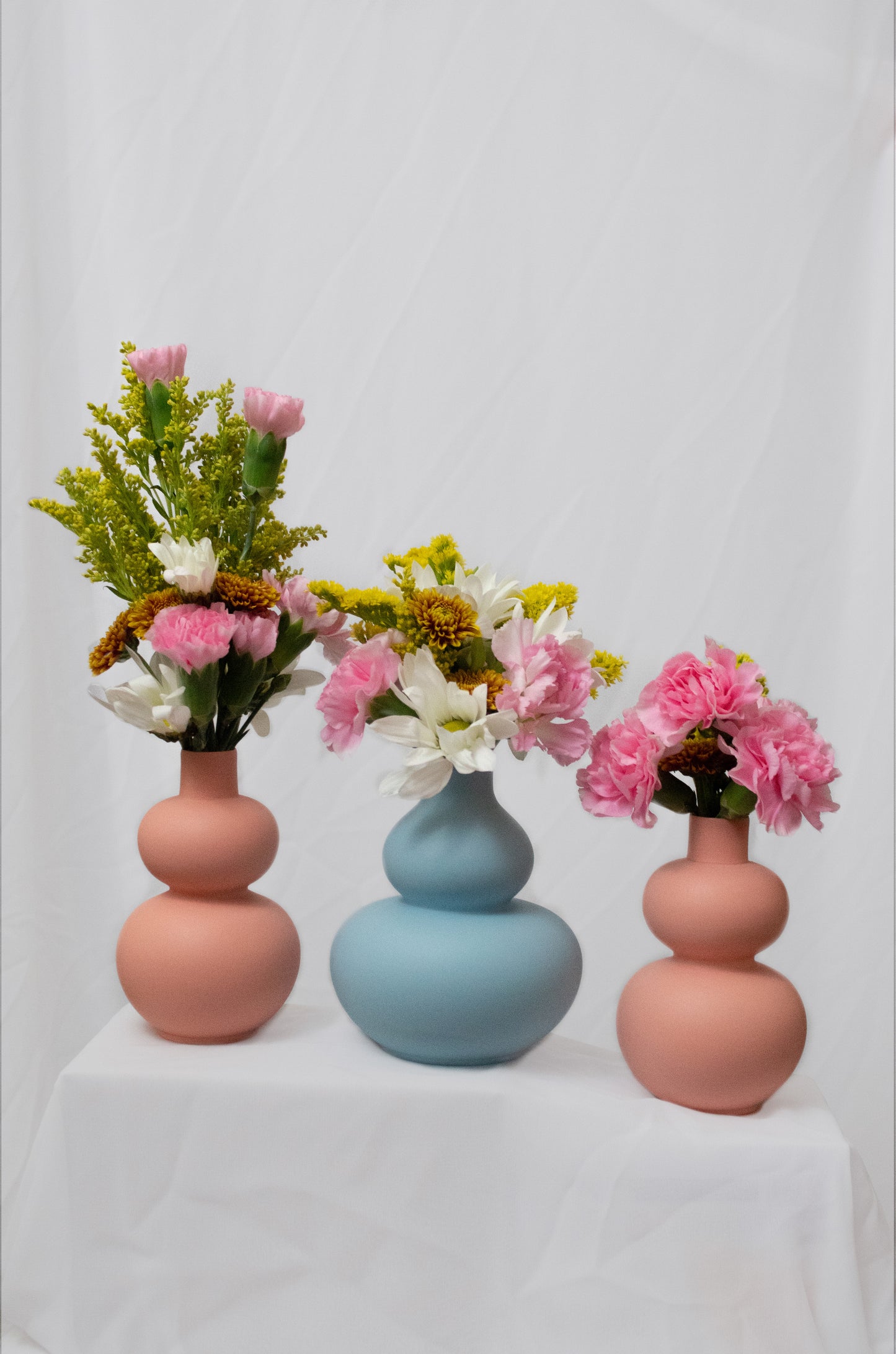 Matte Mini Double Gourd Vase