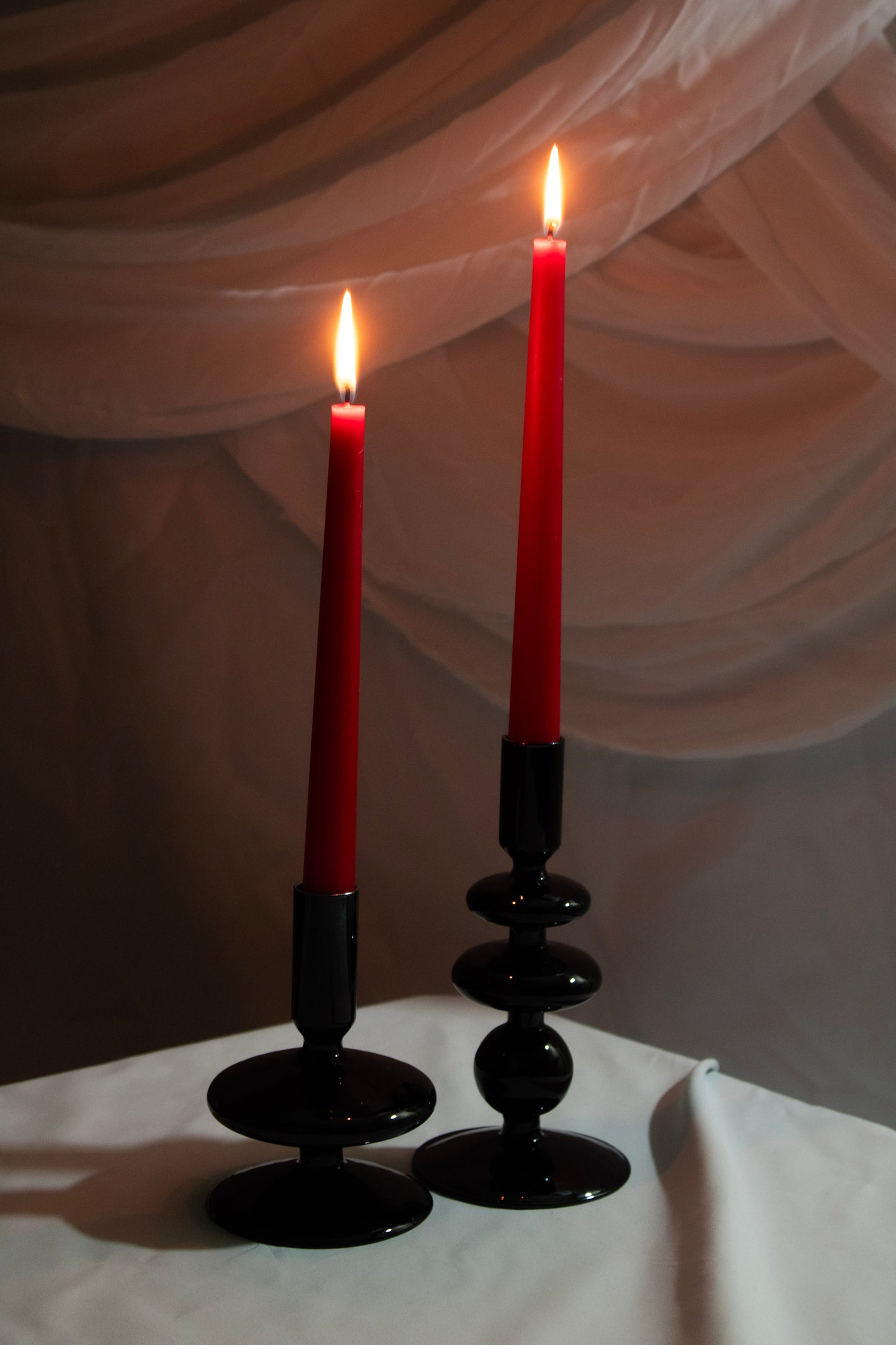 Vintage Wide Taper Candle Holder