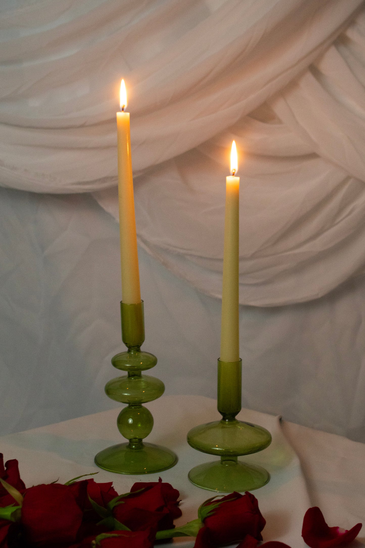 Vintage Wide Taper Candle Holder