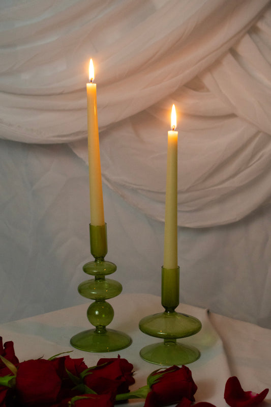 Vintage Wide Taper Candle Holder